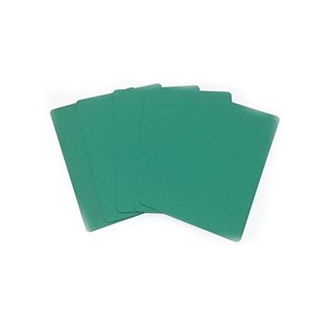 Cut Cards: Wide Size, Green (Set of 4)